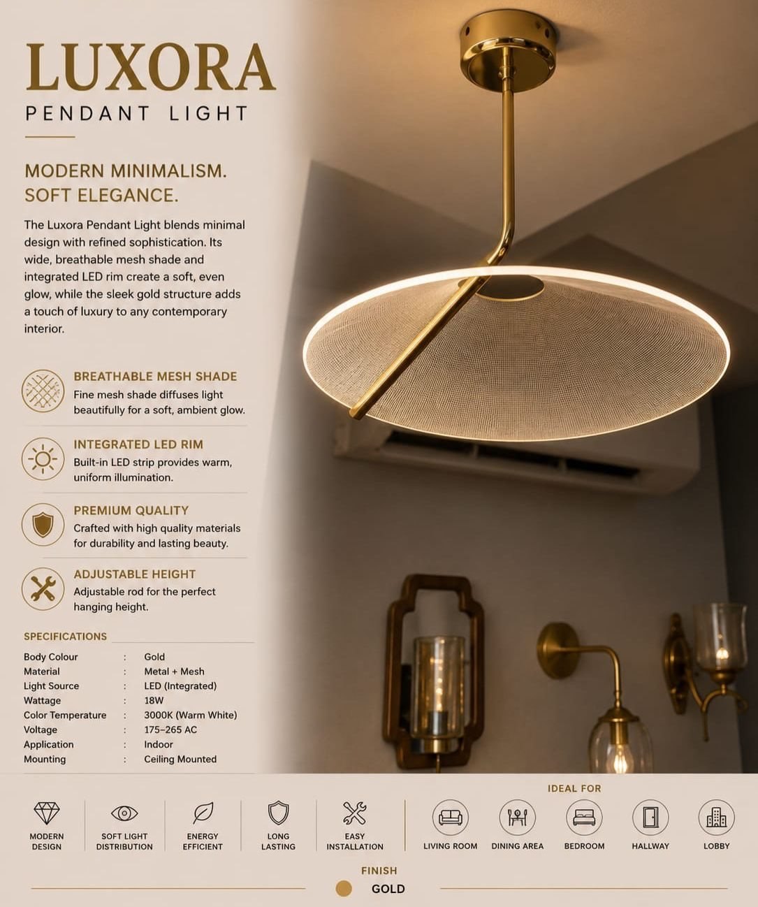 Hanging Light RM17 RM17 - Hanging Lights by Rival Mark LED Lights Bhopal